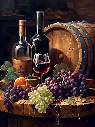 Wine Wine Bar (5) 5D Adult Diamond Art,DIY Diamond Art Painting Kits for Home Decor Canvas 11.7x15.7inch/30x40cm in Saudi Arabia