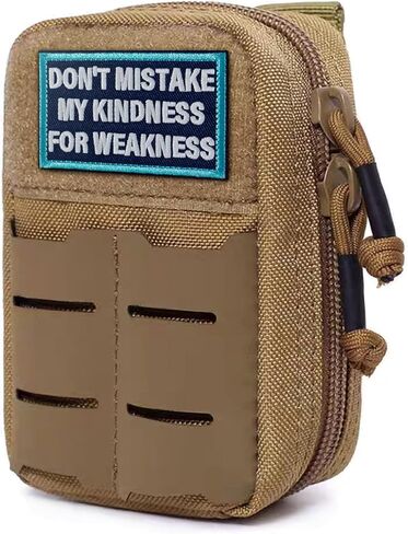 Don't Mistake My Kindness for Weakness Tactical Patch Hook & Loop Embroidered Emblem Glow-in-The-Dark Morale Patches (3"x2") in Saudi Arabia