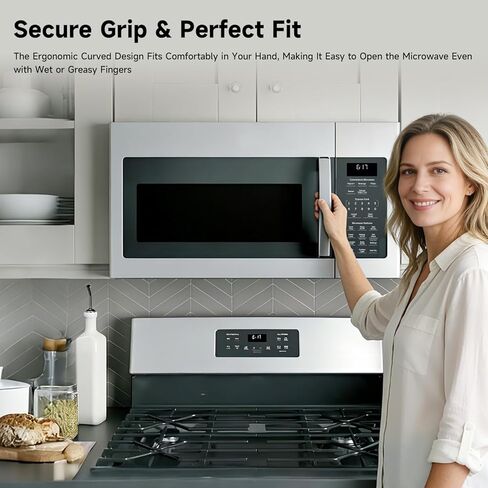 Replace#: WB15X26821 Door Handle Microwave Handle Replacement Compatible with GE Microwave Oven JVM6172SK1SS JVM7195SK1SS JVM7195SK2SS JVM7195SK3SS in Kuwait