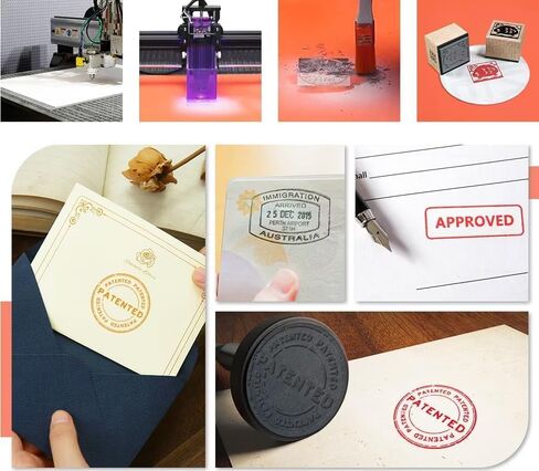 2 Pack Grey Laser Engraving Rubber Sheets, A4 Size (11.7"x8.3", 2.3mm Thick) – Soft Stamp Making Material, Low Odor, Durable Carving Blocks for Custom DIY Rubber Stamps & Crafts in Kuwait