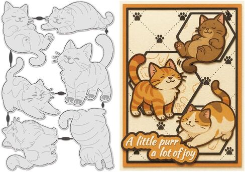 UNICRAFTALE 20 قطعة من قوالب القطع المعدنية لمستحضرات التجميل إطار فرش الماكياج مقطوعة بالكعب العالي استنسل منقوش لصنع البطاقات DIY ألبوم الصور القصاصات مجلة زخرفة الورق الحرف اليدوية in Kuwait