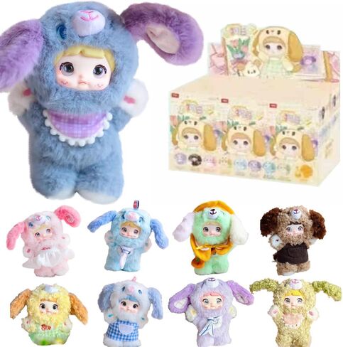 Nommi Puppy Diary Series Vinyl Face Plush Cute Doll Anime Character Ornaments Random Design Figures Collectible Toys Birthday Gifts (Single Box) in Saudi Arabia