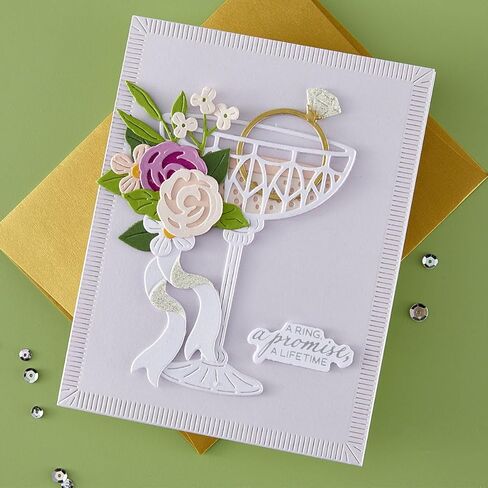 قوالب Spellbinders S5-721 مستطيلة تعمل باللمس وعلامة محفورة من مجموعة Happier Hour in Saudi Arabia