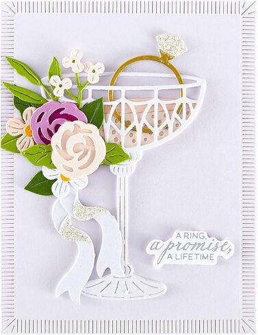 قوالب Spellbinders S5-721 مستطيلة تعمل باللمس وعلامة محفورة من مجموعة Happier Hour in Saudi Arabia