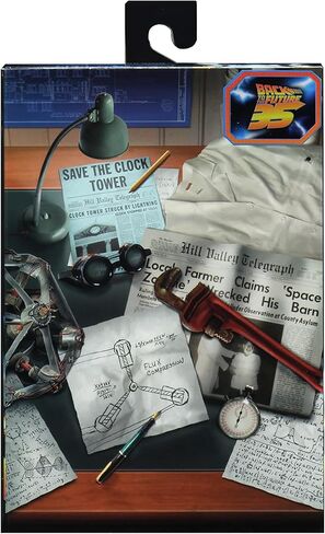 NECA Back to The Future Ultimate Doc Brown - شخصية عمل مقاس 7 بوصات in Saudi Arabia