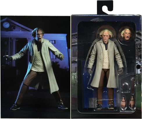 NECA Back to The Future Ultimate Doc Brown - شخصية عمل مقاس 7 بوصات in Saudi Arabia