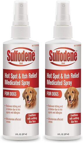 Sulfodene Hot Spot & Itch Relief Medicated Spray for Dog 8oz in Kuwait