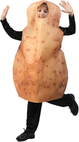 DSplay Kids Potato Costume Cosplay Fun Food Halloween Party in Saudi Arabia