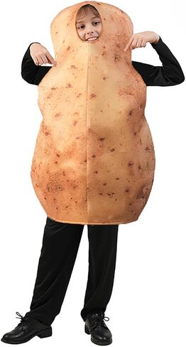DSplay Kids Potato Costume Cosplay Fun Food Halloween Party in Saudi Arabia