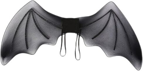 BinaryABC Halloween Bat Wings,Vampire Costume Wings,Halloween Costume Accessory,Halloween Party Favors Cosplay Wings Black in Saudi Arabia