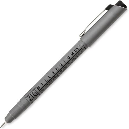 Zig Millennium .01 Pen Carded Black in Saudi Arabia