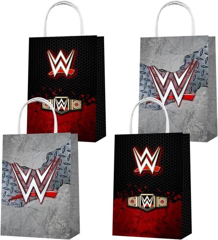 Minamihong Party Favor Bags 16PCS for Boxing Gift Goodie Treat Candy Bags for Boxing Themed Birthday Party Supplies Decorations in Saudi Arabia