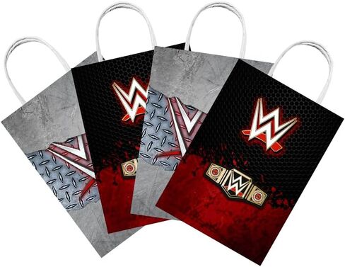 Minamihong Party Favor Bags 16PCS for Boxing Gift Goodie Treat Candy Bags for Boxing Themed Birthday Party Supplies Decorations in Saudi Arabia
