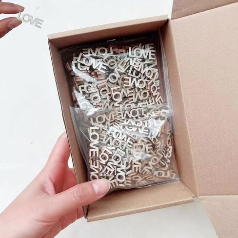 400PCS Wooden HUGs Hug Letter in Bags to Give DIY Jar of HUGs Mini Funny Unfinished Wood Hug Letters Little Gift for Birthday Anniversary Christmas Valentines Easter Thanks Giving Day(4 Bags,no jar) in Saudi Arabia
