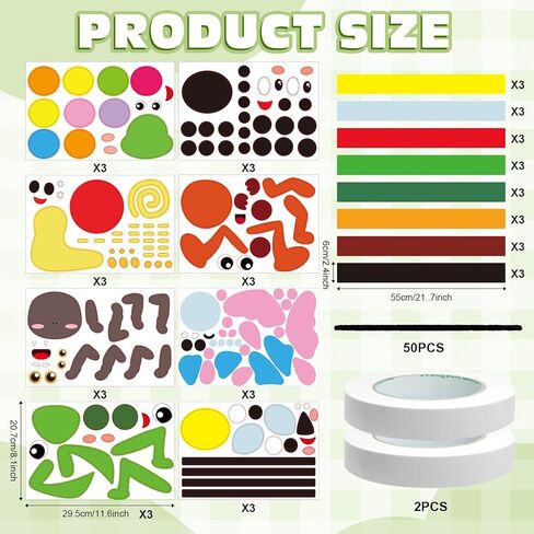 Cinrobiye24 Set Spring Insect Paper Crown Craft Kit DIY Bug Headbands Hat Craft Summer Springtime Party Accessory Favor Supplies for School Home Animal Themed Fun Activity Birthday Party Art Supplies in Saudi Arabia