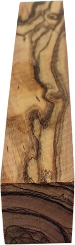 Zuluf Olive Wood Pen Blank 3/4" x3/4" x5-1/4 – Premium Holy Land Wood Blank for Turning, Carving, Craft, Lathe Projects, Pen Making Supplies – Authentic Bethlehem Olive Wood for Woodturning & DIY in Saudi Arabia
