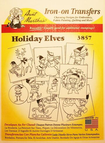Aunt Martha's #3857 Christmas Elves in Saudi Arabia