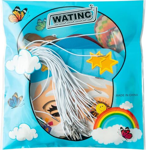 WATINC Purim Day Story Character Mask for Kids, Purim Mask Costume Decorations, Jewish Holiday Gifts Set Paper Art Craft Role Play Kit Party Favors Supplies School Classroom Activity Project(36pcs) in Saudi Arabia