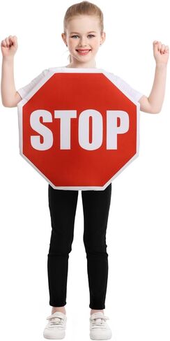 Seasons Traffic Sign Costume for Kids, Funny Halloween Costumes for Boys and Girls, One Size in Saudi Arabia