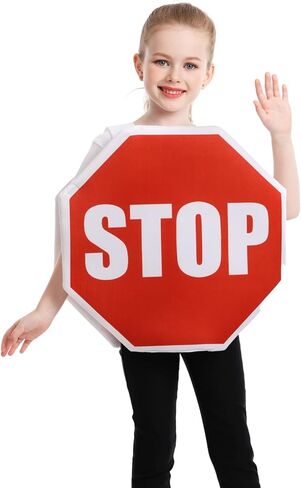 Seasons Traffic Sign Costume for Kids, Funny Halloween Costumes for Boys and Girls, One Size in Saudi Arabia
