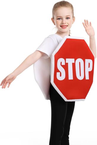 Seasons Traffic Sign Costume for Kids, Funny Halloween Costumes for Boys and Girls, One Size in Saudi Arabia