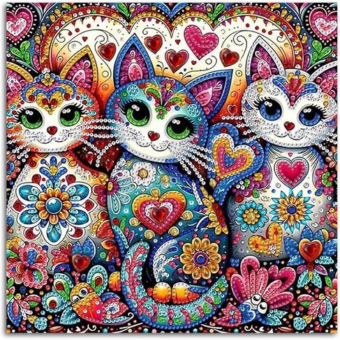 ICYANART Butterfly Special Shape Diamond Painting Kits, Diamond Art Kits for Adults, Crystal Rhinestones Painting for Home Wall Decoration 11.8x11.8 inch in Saudi Arabia