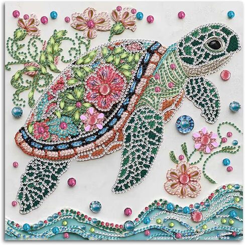 ICYANART Butterfly Special Shape Diamond Painting Kits, Diamond Art Kits for Adults, Crystal Rhinestones Painting for Home Wall Decoration 11.8x11.8 inch in Saudi Arabia