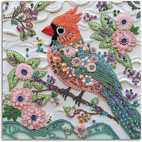 ICYANART Butterfly Special Shape Diamond Painting Kits, Diamond Art Kits for Adults, Crystal Rhinestones Painting for Home Wall Decoration 11.8x11.8 inch in Saudi Arabia