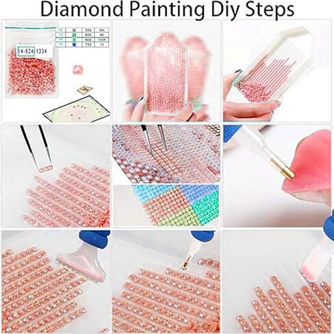 Huacan Diamond Painting Kits for Adults Flowers Full Square Drill 5D DIY Butterfly Diamonds Paintings Art Kit for Home Wall Decor Picture Size 12 * 16 Inch in Saudi Arabia