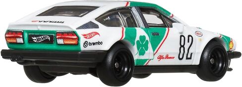 هوت ويلز، JBL16 Boulevard Alfa Romeo GTV6 3.0، لعبة مركبة، سيارة صغيرة، لعمر 3 سنوات فما فوق، أخضر in Saudi Arabia