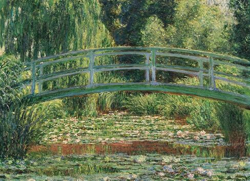 EuroGraphics The Japanese Footbridge by Claude Monet (1000 Piece) Puzzle (6000-0827) , Green in Saudi Arabia