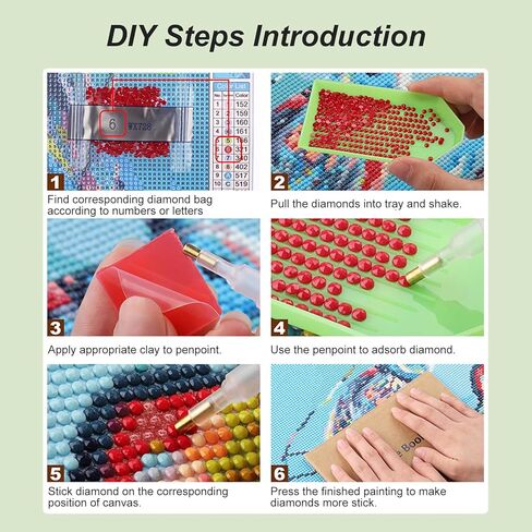 FHBUBPUP Bird Diamond Art Kits for Adults, Diamond Painting Kits for Beginners - DIY Full Drill Round Diamond Dot Gem Art, Craft Gift Suitable for Home Wall Decoration 12×12 Inch in Saudi Arabia