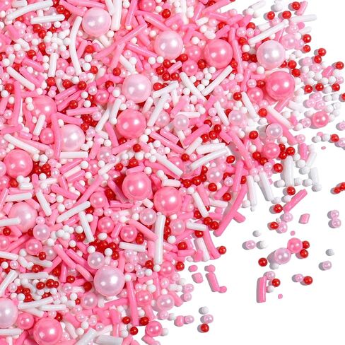 St Patrick's Day Sprinkles Mix - Green Shamrock, Gold Jimmies & Confetti Sprinkles for Cake Decorating, St Paddy’s Cookies, Cupcakes & Ice Cream Toppings in Saudi Arabia
