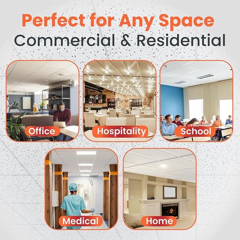 Renew Ceiling Tile Spray Paint, Commercial-Grade, Conceals Water & Smoke Stains, Fire-Retardant, Preserves Acoustics (Pack of 1) in Saudi Arabia