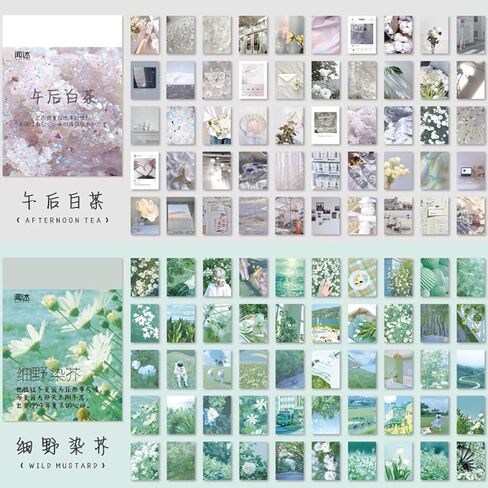 400pcs Washi Stickers Set, BetterJonny 8 Styles Scrapbooking Aesthetic Stickers Vintage Artistic for Journaling Scrapbooking in Saudi Arabia