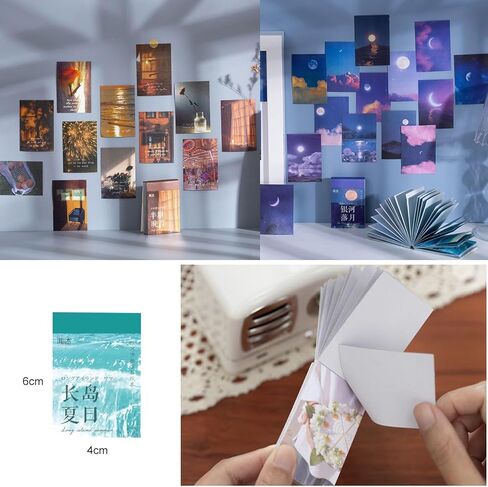 400pcs Washi Stickers Set, BetterJonny 8 Styles Scrapbooking Aesthetic Stickers Vintage Artistic for Journaling Scrapbooking in Saudi Arabia