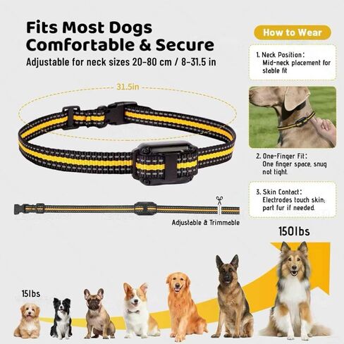 Waterproof Dog Shock Collar with Remote 3300 FT – 3 Modes Beep Vibrate Static, LED Light, 20-Level Adjustable, Rechargeable Training Collar for Small Medium Large Dogs 8-120 lbs in Saudi Arabia