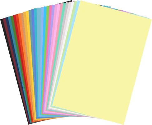 50 Sheets Black Construction Paper 8.5 x 11 Inch Assorted-65Lb/180Gsm, Construction Paper Bulk for Classroom Supplies, Crafts & Scrapbooking DIY Supplies in Saudi Arabia