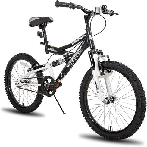 JOYSTAR 20 Inch Kids' Bike for Boys Girls Ages 7-13 Years Old, Dual-Suspension Kids Mountain Bike with Dual Handbrake & Kickstand, Multiple Colors in Saudi Arabia
