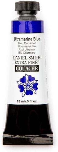 Daniel Smith Extra Fine Gouache 15ml Tubes Ultramarine Blue 15 ml in Saudi Arabia