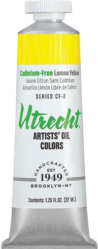 Utrecht Artists' Oil Paint - Cadmium-Free Lemon Yellow, 37 ml in Saudi Arabia