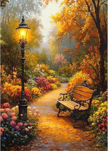 Auremi Beach Diamond Art Painting Kits for Adults Beginners, DIY 5D Landscape Diamond Art Paint with Round Diamonds Full Drill Gem Art Painting Kit for Home 30×40cm in Saudi Arabia