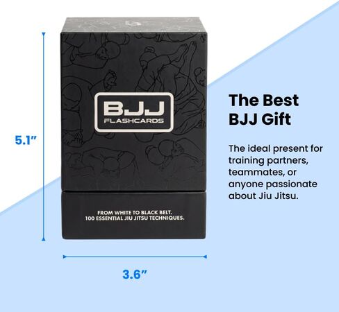 بطاقات BJJ التعليمية - مجموعة بطاقات تدريب جيو جيتسو المكونة من 100 بطاقة | تقنيات خطوة بخطوة، وتدريبات التصارع، وإكسسوارات جيو جيتسو وهدايا للمبتدئين والمتقدمين in Saudi Arabia
