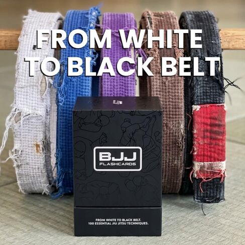 بطاقات BJJ التعليمية - مجموعة بطاقات تدريب جيو جيتسو المكونة من 100 بطاقة | تقنيات خطوة بخطوة، وتدريبات التصارع، وإكسسوارات جيو جيتسو وهدايا للمبتدئين والمتقدمين in Saudi Arabia