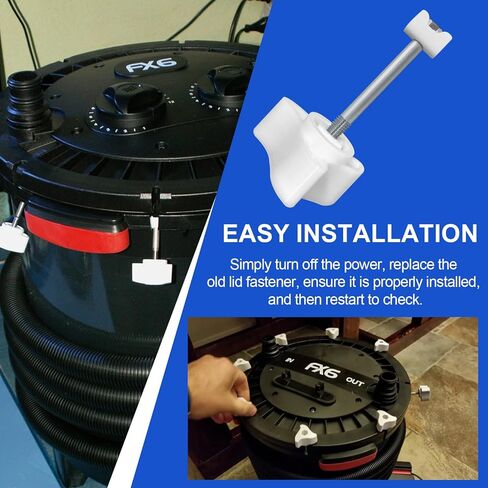 مثبت غطاء لمرشحات علبة Fluval FX6 FX4 FX5 FX2، استبدال غطاء مرشح علبة حوض السمك - عبوتان in Kuwait