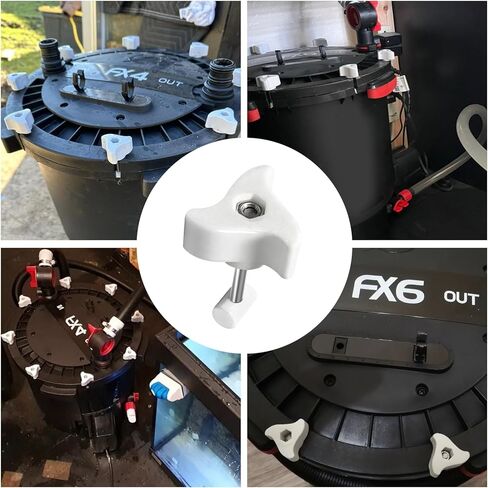 مثبت غطاء لمرشحات علبة Fluval FX6 FX4 FX5 FX2، استبدال غطاء مرشح علبة حوض السمك - عبوتان in Kuwait