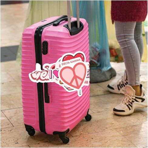 Delta Gamma - Sticker Sheet - Love Theme in Saudi Arabia