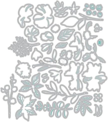 Patchwork Various Flowers Die Cuts for Card Making,Leaves Metal Cutting Dies for Paper Scrapbooking, DIY Stencils for Album Party Wedding Festivals Decoration in Saudi Arabia