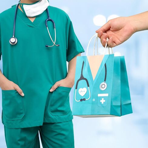 Lesnala 16Pcs Nurse graduation gift bag with handles Nurses week appreciation gift bags Medical assistant goodie bag for Nursing Graduates Healthcare Workers Back to School Party Supplie in Saudi Arabia