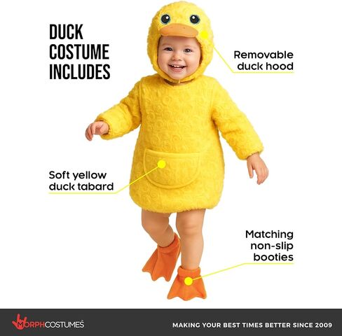 Morph Plush Duck Costume Toddler, Baby Duck Costume, Toddler Chicken Costumes, Easter Costumes For Kids in Saudi Arabia